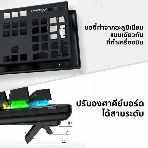 HyperX Alloy Origins Gaming Keyboard คีย์บอร์ดเกมมิ่งแบบแมคคานิคอล Red Switch