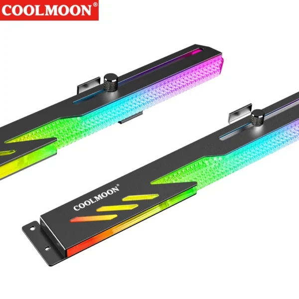 ขาค้ำการ์ดจอ Coolmoon GT8 Graphics Card Bracket ARGB 3pin