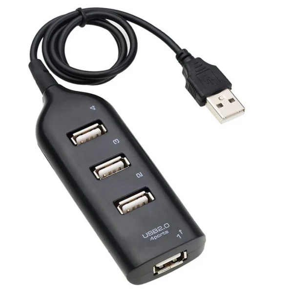 Usb HUB USB 2.0 HUB USB Splitter USB Extension HUB 4 พอร์ต USB2.0 Converter Extender Cable Interface Dock สําหรับ PC แล็ปท็อป