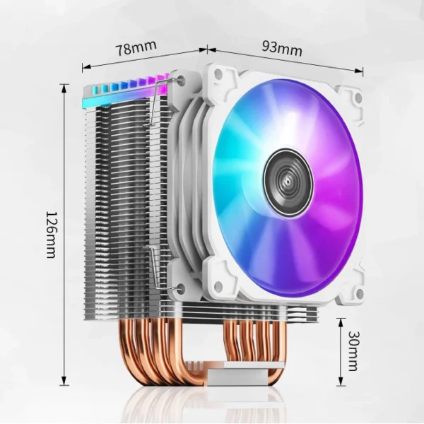 Heatsink Jonsbo CR-1400 ARGB 3pin 5V, 4Pin PWM CPU Cooler Intel/AMD