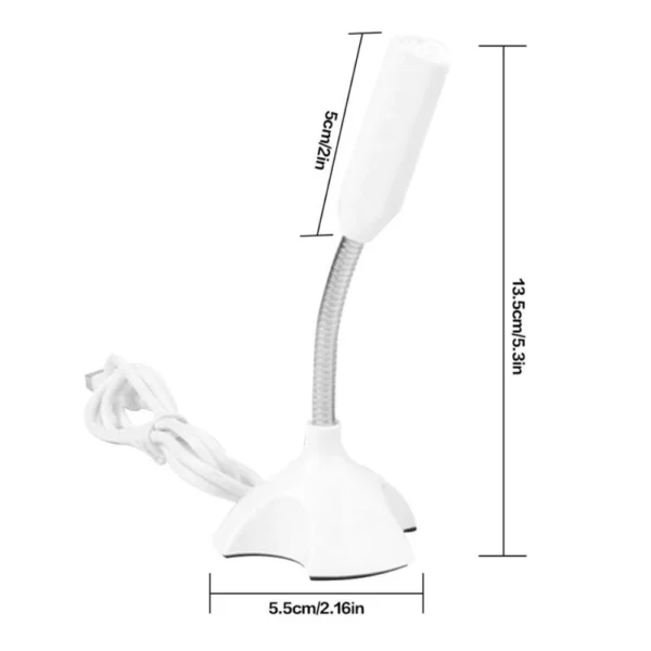 ไมโครโฟน USB เดสก์ท็อป,มินิปรับคําพูด,สตูดิโอร้องเพลง Mikrofon Stand ไมโครโฟน PC คอมพิวเตอร์แล็ปท็อปโน้ตบุ๊ค